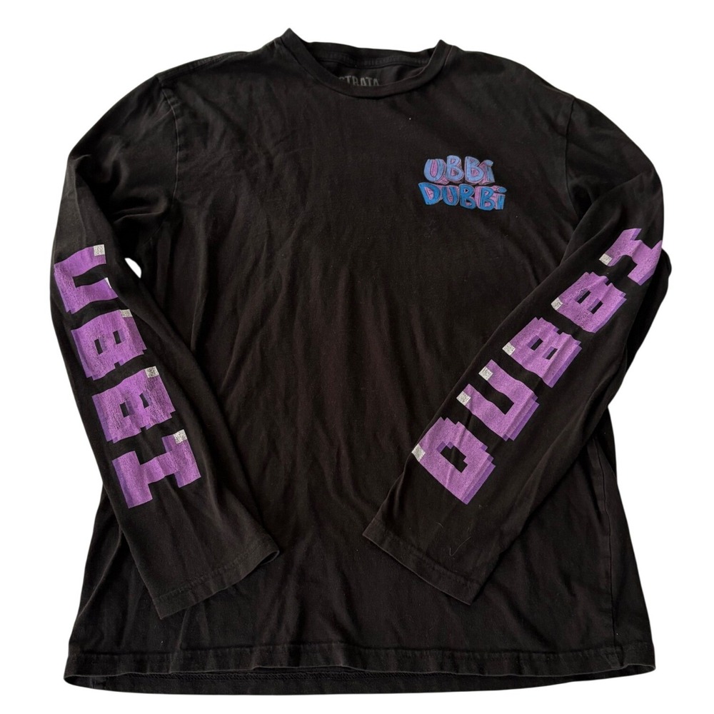 Ubbi Dubbi 2019 Music Festival Shirt Small‎ LS Illenium Zeds Dead Rave EDM Black